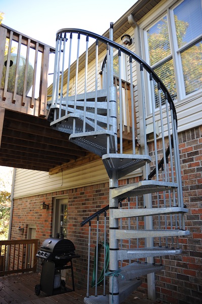 Civik Zink  Spiral Staircase 120 / 140 / 160 cm