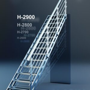 Alaska Straight Adjustable Staircase