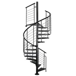 HM Silver Spiral Staircase 119 / 144 / 169 cm