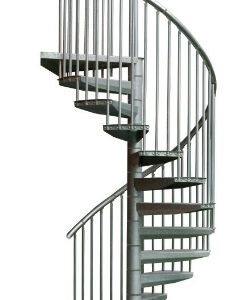 Rondo Zink Spiral Staircase 120 / 140 / 160 cm