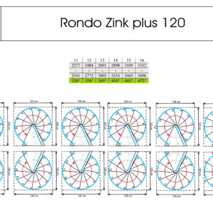 Rondo Zink Spiral Staircase 120/ 140 / 160 cm