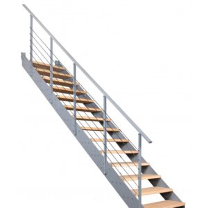 Loft Style Steel Straight Staircase