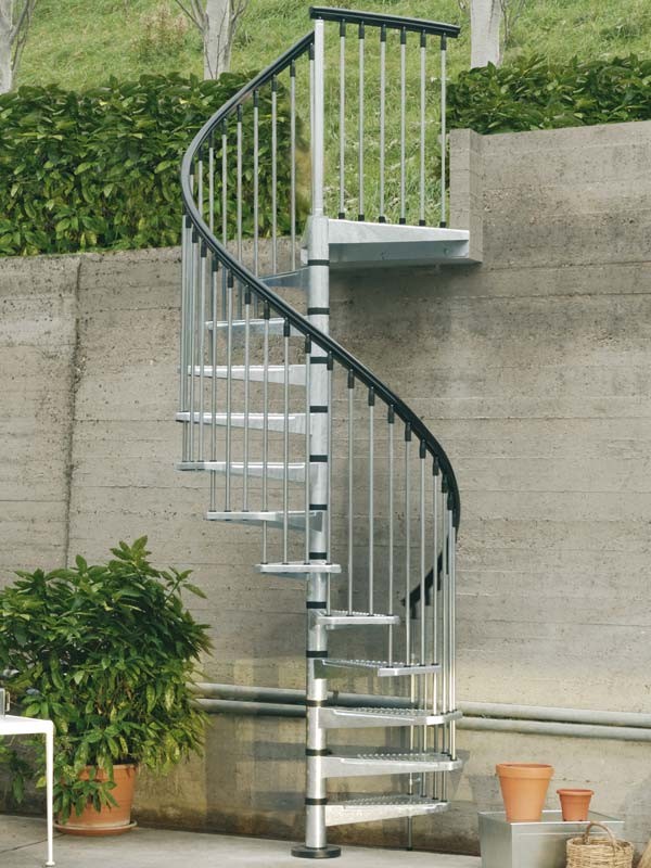 Civik Zink  Spiral Staircase 120 / 140 / 160 cm