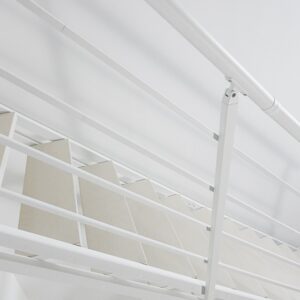 Loft Staircase Adjustable White