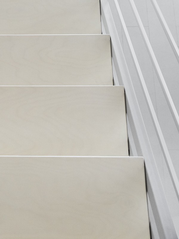 Loft Staircase Adjustable White