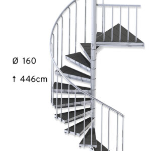Scarva M WPC Spiral Staircase 160 cm