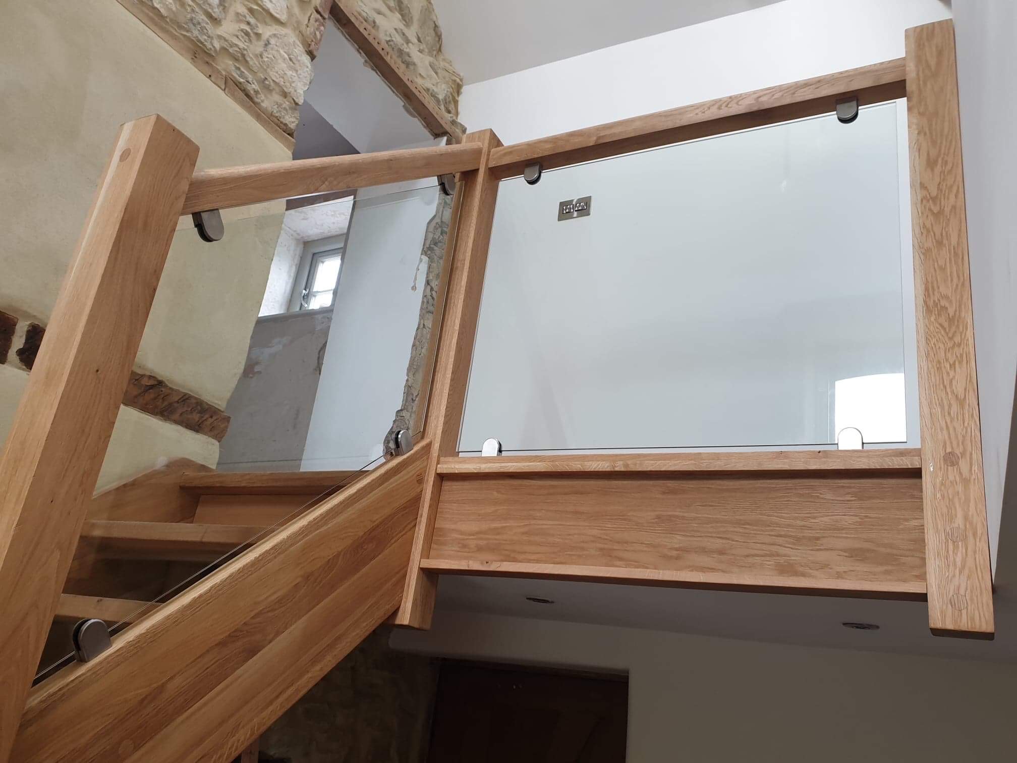 Rose Cottage Oak- Glass Staircases