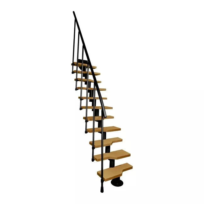 Mini Modular Stairs Atrium Natural Alder