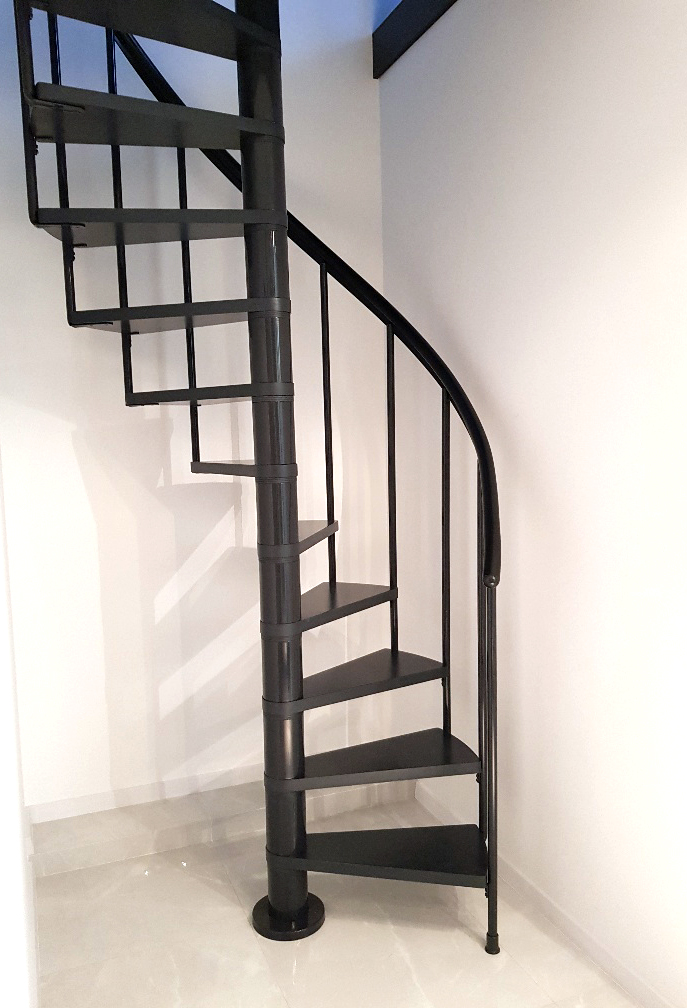 CALGARY Spiral Staircase Anthracite 120cm
