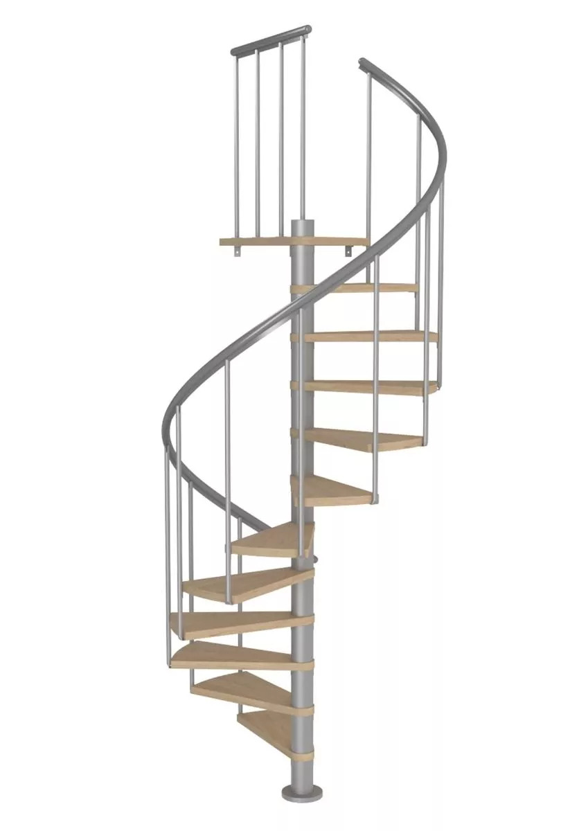MONTREAL CLASSIC Spiral Silver/Beech 160cm